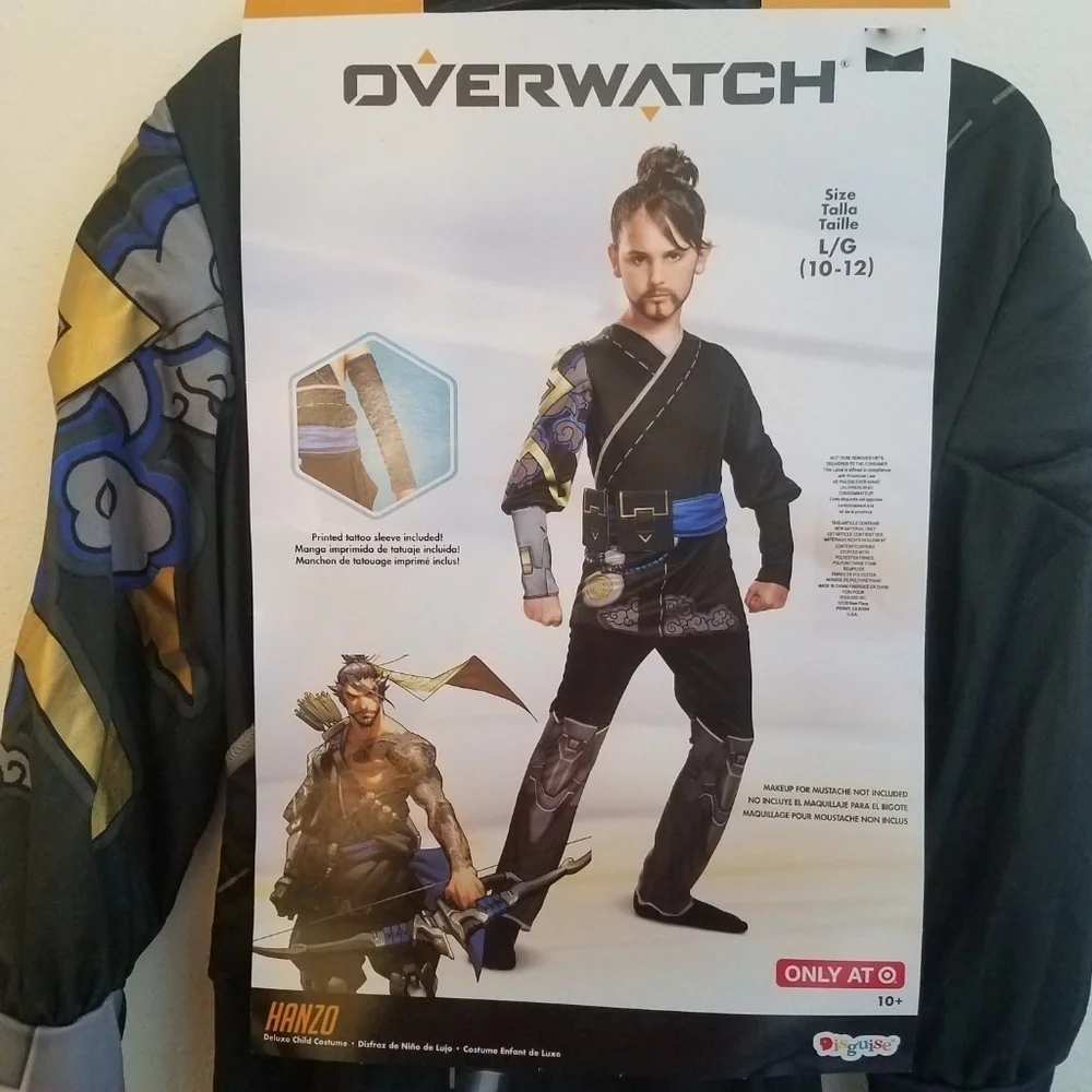NEW Hanzo Overwatch Halloween Costume Cosplay Small OR Large